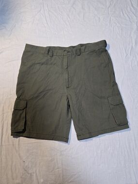 Haggar Olive Cargo Shorts